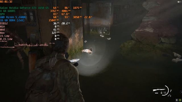 Teste The Last of Us(PC) - GTX 1650 GDDR5 OC + R5 2400G OC (16 GB RAM Dual D.O.C.P.) - HDD смотреть онлайн