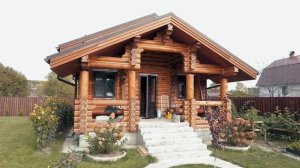 Дом из оцилиндрованного бревна | Беседка | Баня из оцилиндрованного бревна