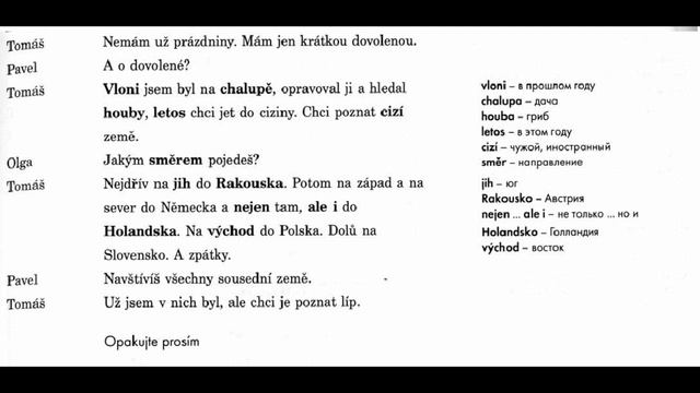 Чешский язык berlitzУрок 20 Что будете делать летом Текст+Перевод смотреть онлайн