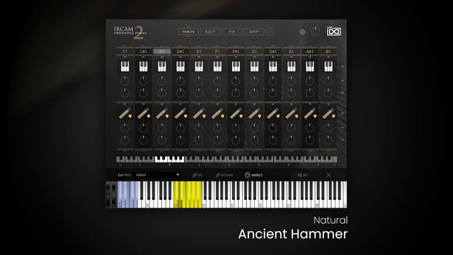 UVI IRCAM Prepared Piano 2 | Preset Showcase смотреть онлайн