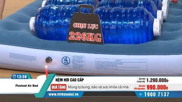 [VTV-HYUNDAI] Nệm hơi cao cấp Flocked Air Bed VH04937 смотреть онлайн