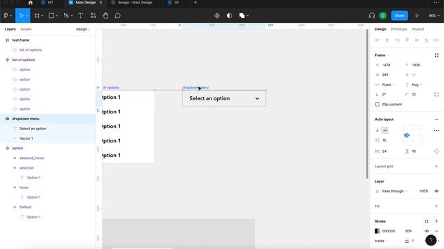 Create a DROPDOWN MENU in Figma (Tutorial) смотреть онлайн