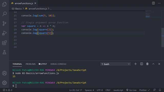18 - Arrow Functions in 6 mins | Modern JavaScript смотреть онлайн