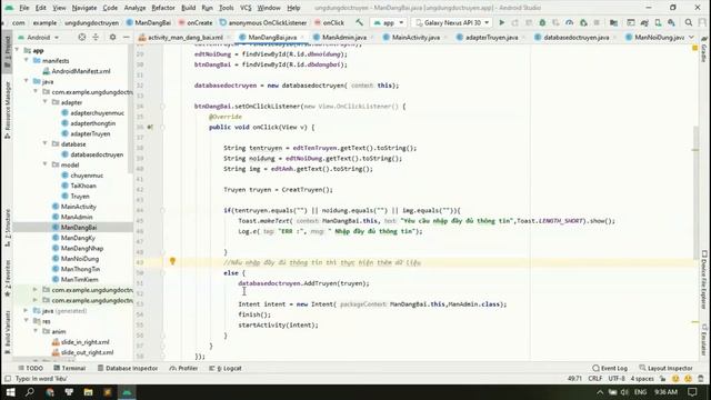 Android - App đọc truyện - Bài 15: Đăng bài sử dụng SQLite | Khánh Jos смотреть онлайн