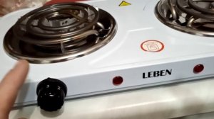 Электроплитка настольная, двухкомфорочная, 2000 Вт., нюансы.