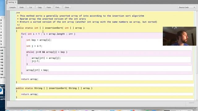 Java Programming: Lesson 40 - Insertion Sort смотреть онлайн