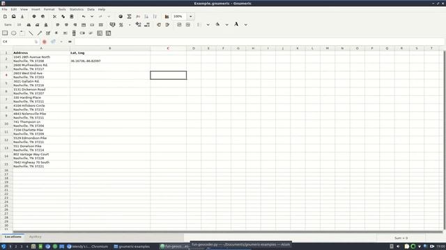 Gnumeric Tutorial - Python Plugin - Geocoding смотреть онлайн