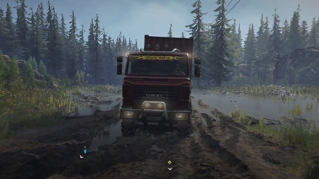 SnowRunner Прохождение Висконсин (США) Карта-Река Грэйнвудс /Бумажная фабрика-Участок◀ А▶?#23 смотреть онлайн