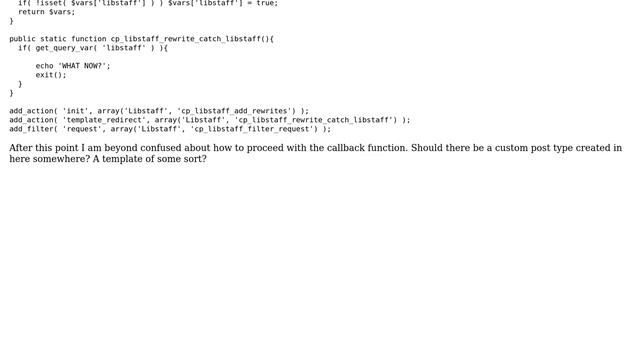 Wordpress: Endpoint Callback Display for Custom Plugin смотреть онлайн