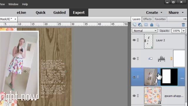 Mask it and Move it: Layer Masks in Photoshop Elements смотреть онлайн