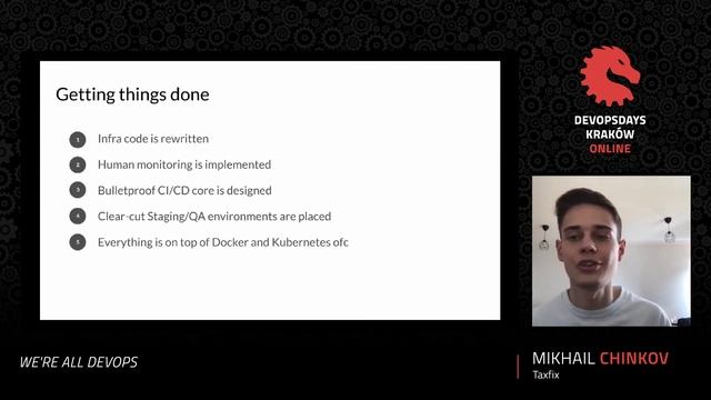 DevOpsDays Krakow 2020 - Mikhail Chinkov - We're all DevOps смотреть онлайн