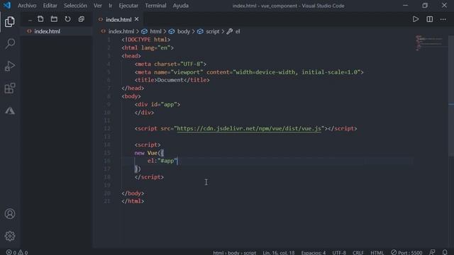11 - Vue.JS desde cero - Introducción a los Componentes смотреть онлайн