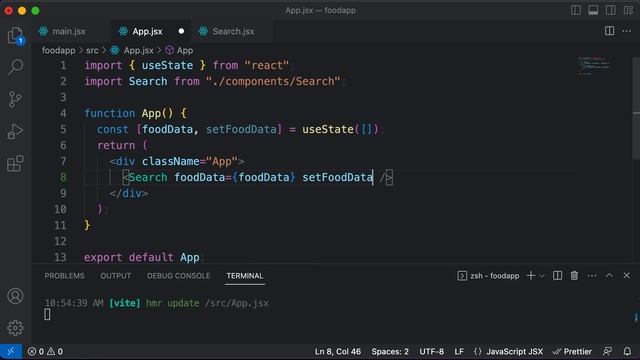React For Beginners 50: Creating State To Save Food Data смотреть онлайн