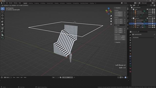 Parametric Stairs in Blender #blenderarchitecture смотреть онлайн