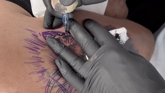 Lion Tattoo | Time Lapse