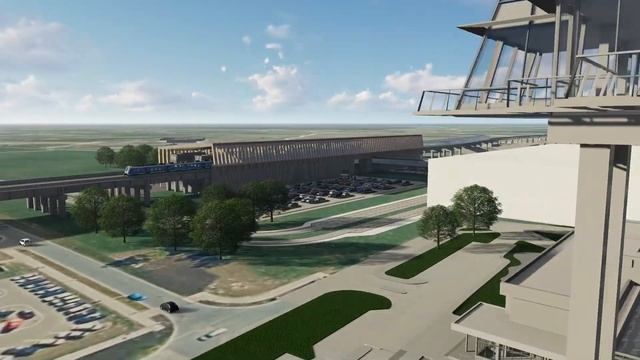 Rail Baltica station at the Riga International Airport смотреть онлайн