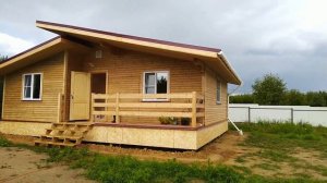 Дачный дом "Охотник 4" от Терема .Брус. Внешний вид.