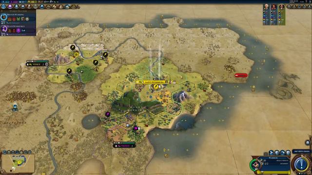 Peter and Work Ethic power - Civ 6 Russia Playthrough Domination Victory | Episode 1 смотреть онлайн