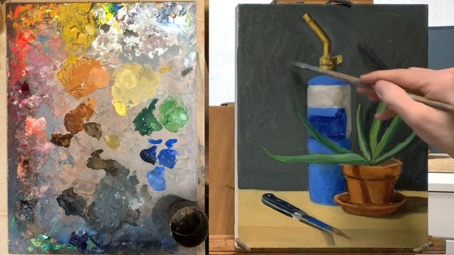 Мастер класс натюрморт маслом - painting lesson by Aleksey Vaynshteyn смотреть онлайн