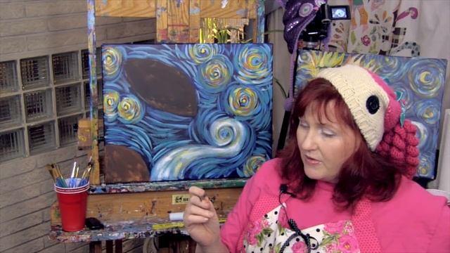 Sunflowers Tutorial | Vincent Van Gogh Starry Night | Beginner Acrylic Painting | TheArtSherpa
