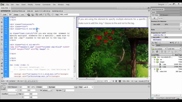7 - how to align images in left or right corner Bootstrap 4 in Tamil смотреть онлайн