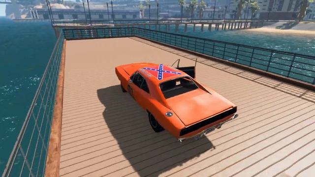 General Lee Jumps 7 + Fails - BeamNG.Drive смотреть онлайн