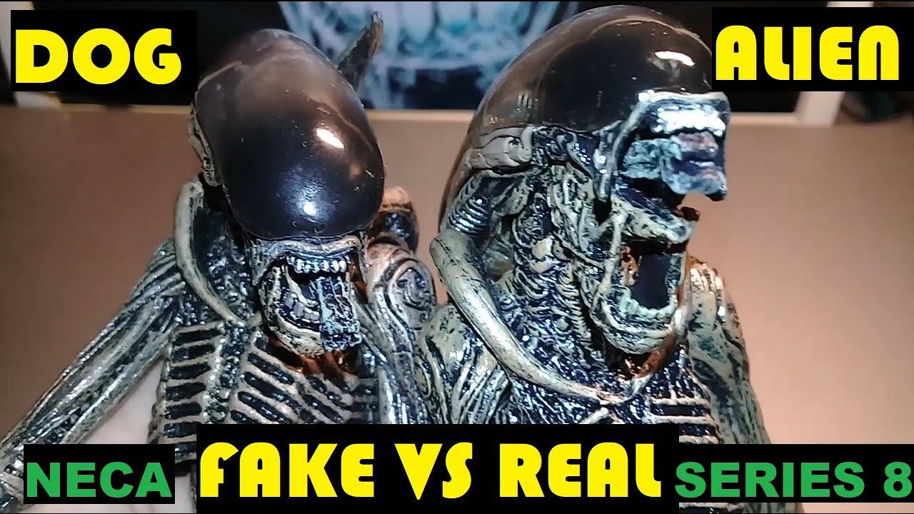 Comparison! Neca 2016 Dog Alien (Grey) Series 8, Original vs 2024 Bootleg! смотреть онлайн