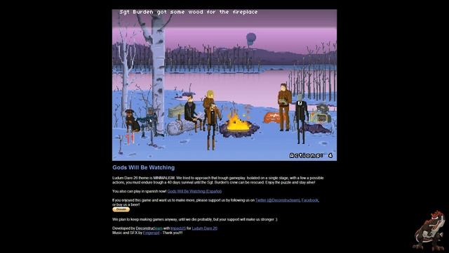 Gods Will Be Watching walkthrough (Perfect ending - full group survived) - 1080 HD смотреть онлайн