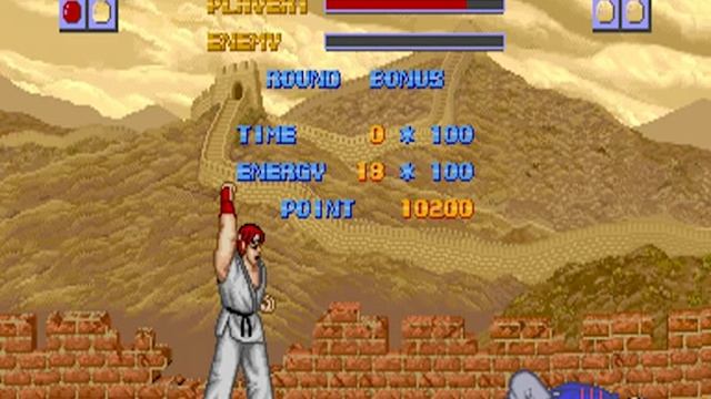 Street Fighter 1 (Arcade) China Stage 1: Ryu vs. Lee смотреть онлайн