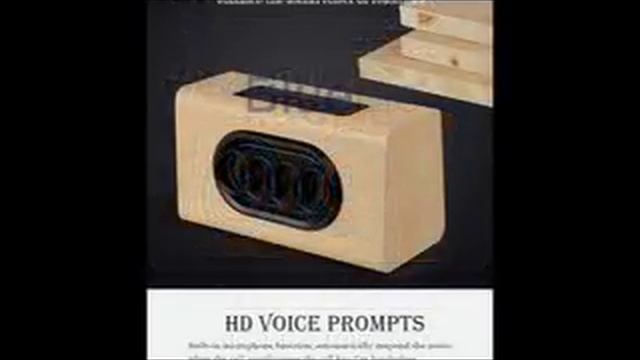 Retro Wood HIFI 3D Dual Loudspeakers Bluetooth Wireless Speaker смотреть онлайн