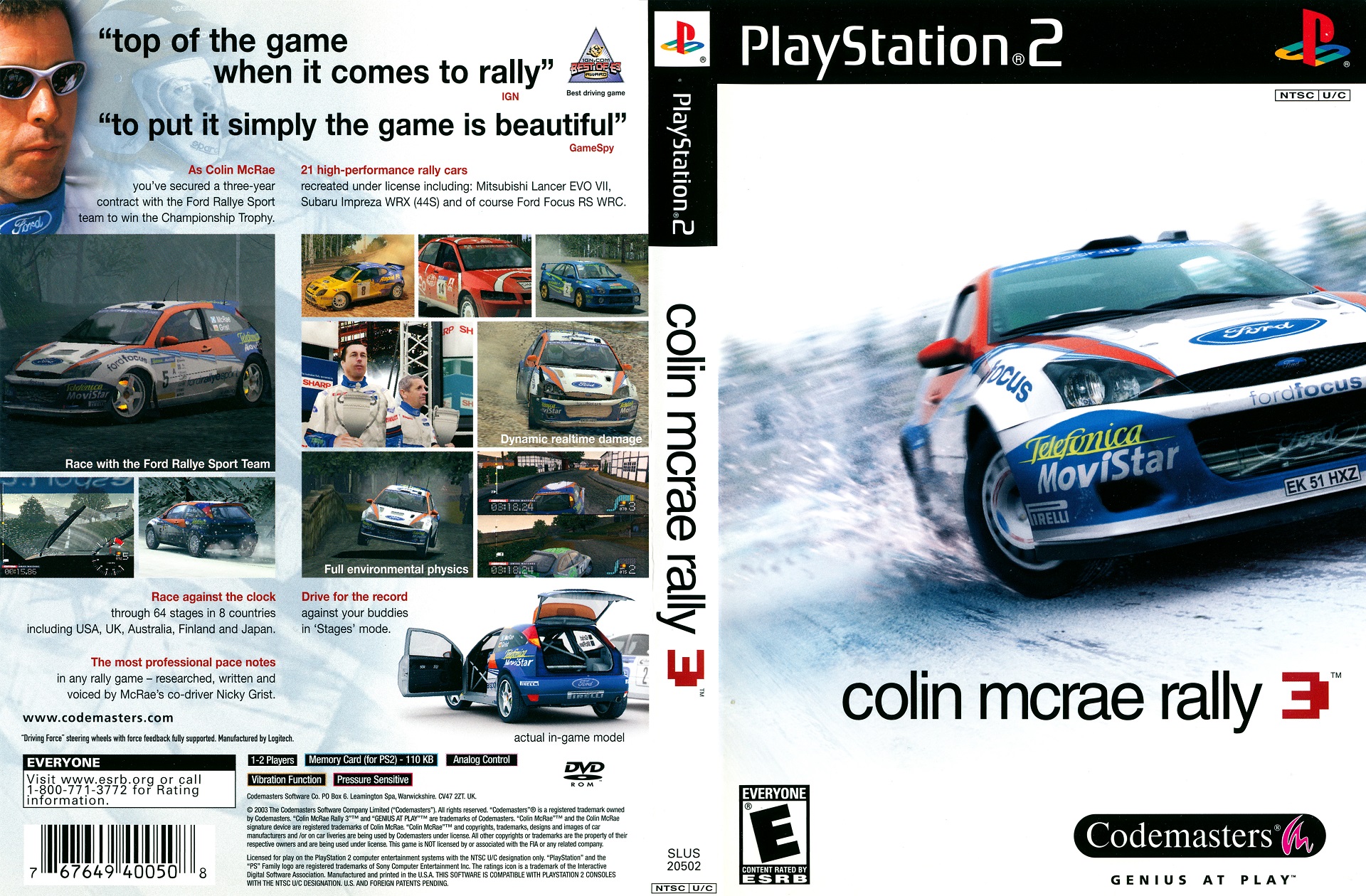 Colin McRae Rally 3 - ЧЕМПИОНАТ|США