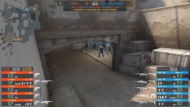 CS:GO FR - DBL Poney vs HAVU - FLASHPOINT 3 - MAP 1 смотреть онлайн