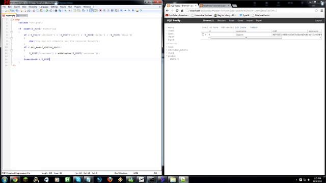 PHP - MySQL - Login System - Register.php Part 1/2 смотреть онлайн