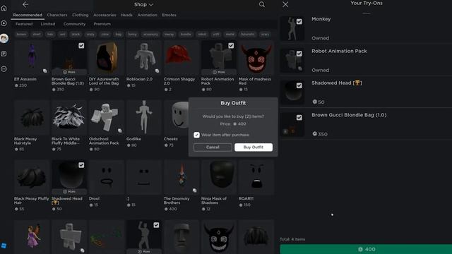Roblox NEW Avatar Shop Update... (Shopping Cart) смотреть онлайн