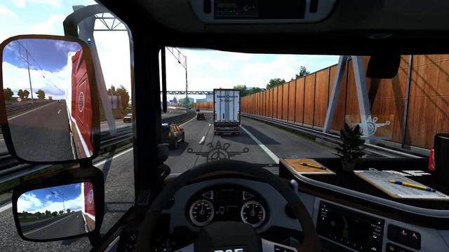 Euro Truck Simulator 2 V 1.43 ProMods V 2.60 DAF XF Ronny Ceuster SCS Konvoi met lazy trucker (NL) смотреть онлайн
