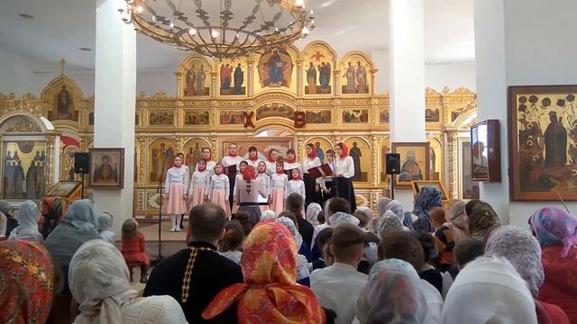 Детский хор храма Вознесения Павловский Посад смотреть онлайн