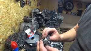 сборка двигателя МИНСК