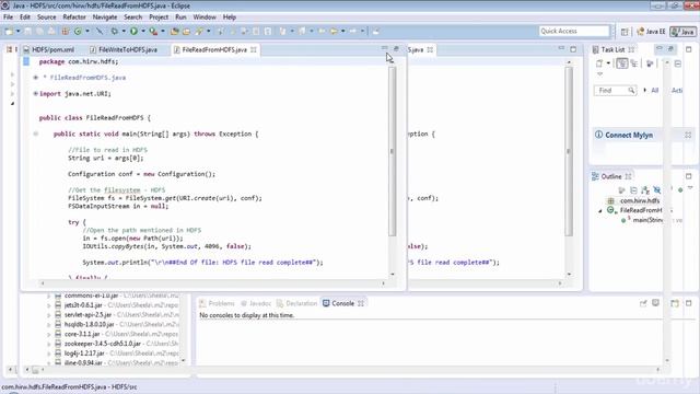 011 HDFS Read & Write Program смотреть онлайн