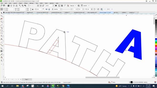 Corel Draw Tips & Tricks Text to Path Stencil Font смотреть онлайн