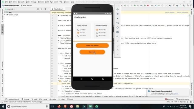 Celebrity Quiz Application in Android Studio | Free Source Code Download смотреть онлайн