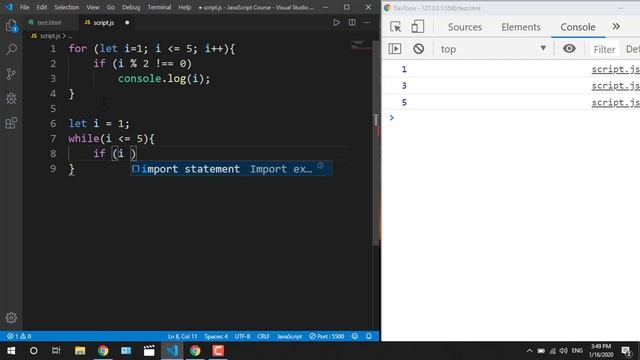 20 While Loop смотреть онлайн