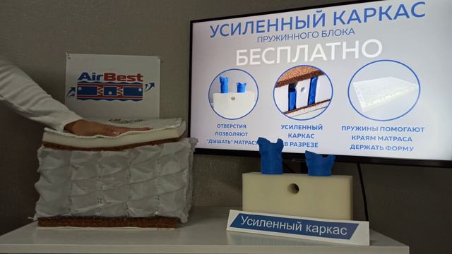 Матрас Airbest Change-2 TFK (среднежесткая сторона) смотреть онлайн