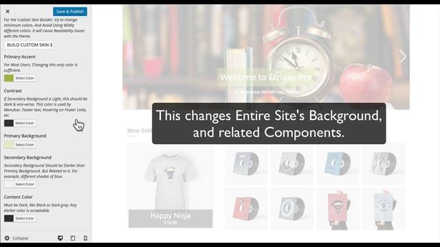 Etrigan Pro Skin Designer Demo - WooCommerce WordPress Theme смотреть онлайн