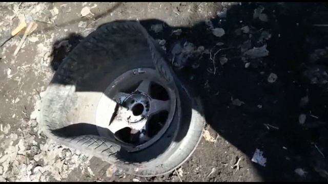 Клумба из автопокрышки смотреть онлайн