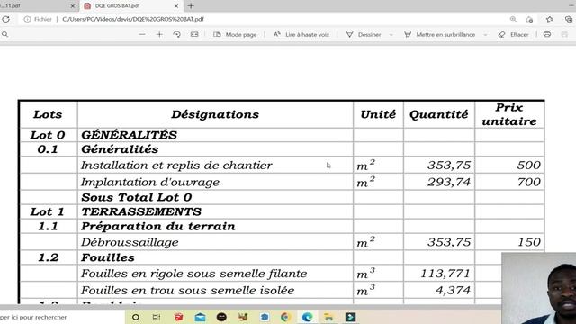 comment réaliser un devis en bâtiment partie 1 смотреть онлайн
