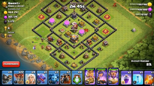 How to use your own Siege Machine - Wall Wrecker or Battle Blimp in TH12 смотреть онлайн