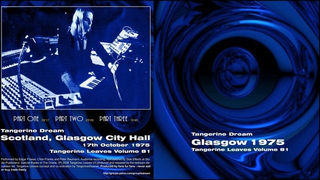 Tangerine Dream - Glasgow 1975