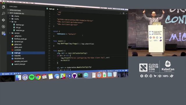 Programming Kubernetes with the Go SDK [I] - Aaron Schlesinger, Deis смотреть онлайн