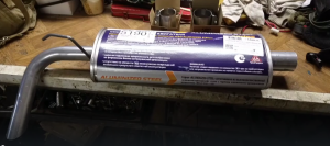 Обзор, основного глушителя CBD.gal.021 и хомутов крепления. Подготовка к ремонту.