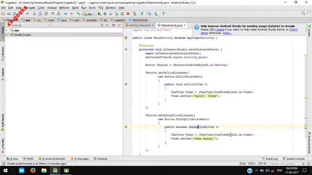 Android App Development for Beginners-12-Multiple Event Listeners (हिन्दी) смотреть онлайн